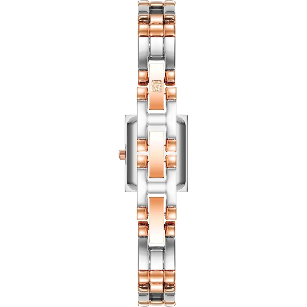 Anne Klein 10/4899SVTT reloj clásico para mujer | 16 mm - Plateado/Oro rosa