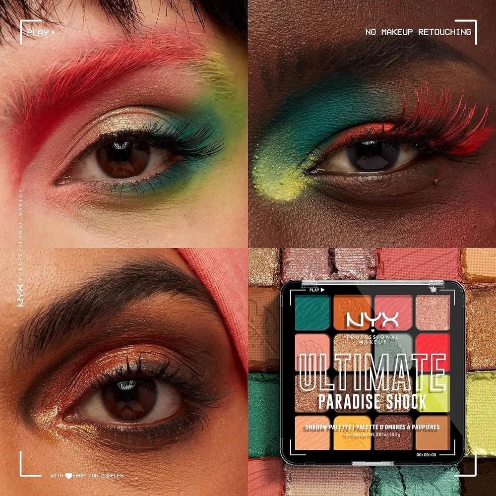 NYX Ultimate Shadow Paleta de Sombras | Paradise Shock