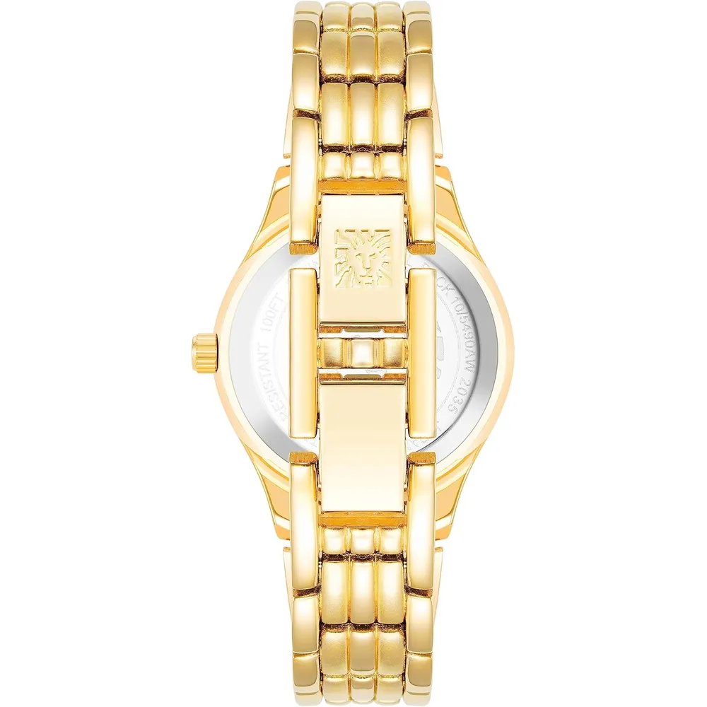 Anne Klein 10/5491SVTT reloj para mujer con diseño tipo pulsera | 27 mm - Oro