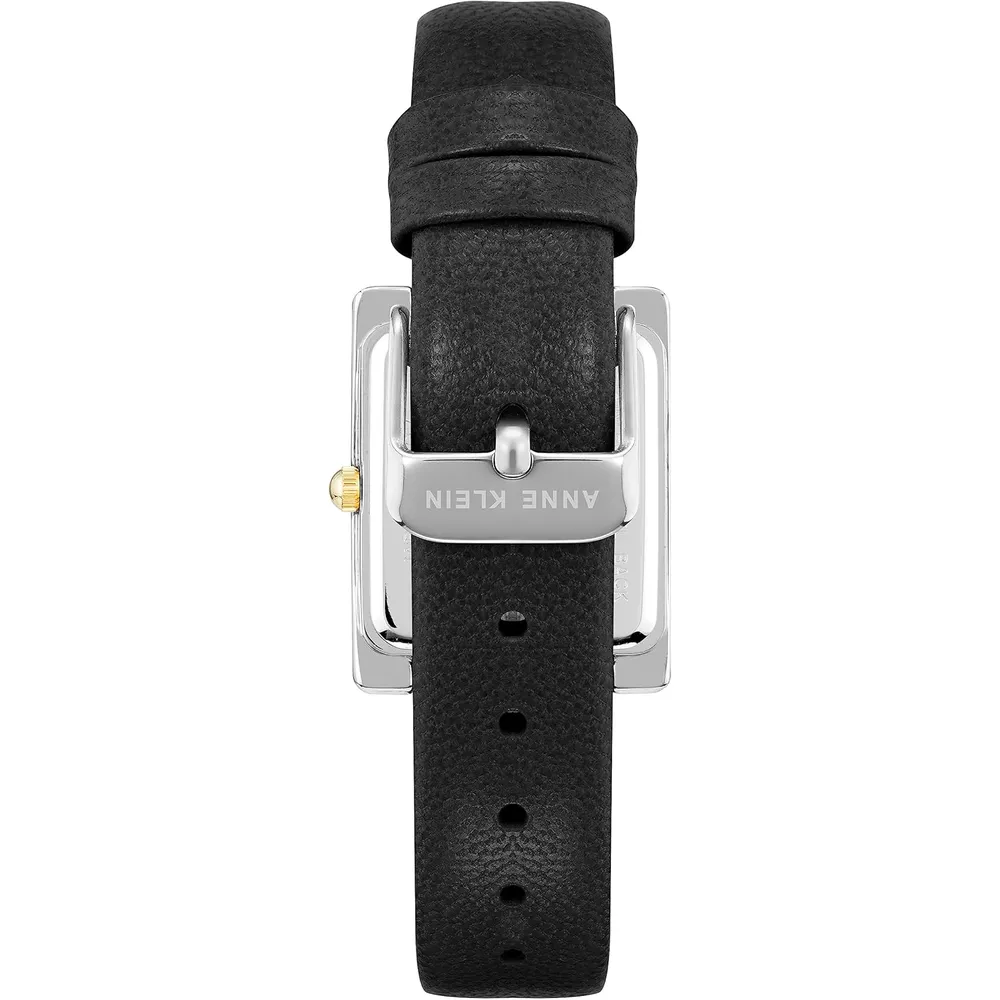 Anne Klein AK/2707TTTN reloj para dama | 28 mm - Negro/Plateado/Dorado