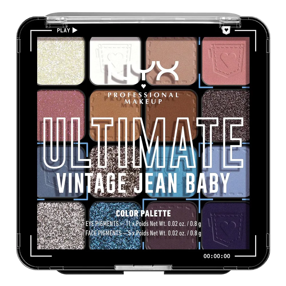 NYX Ultimate Shadow Paleta de Sombras | Vintage Jean Baby