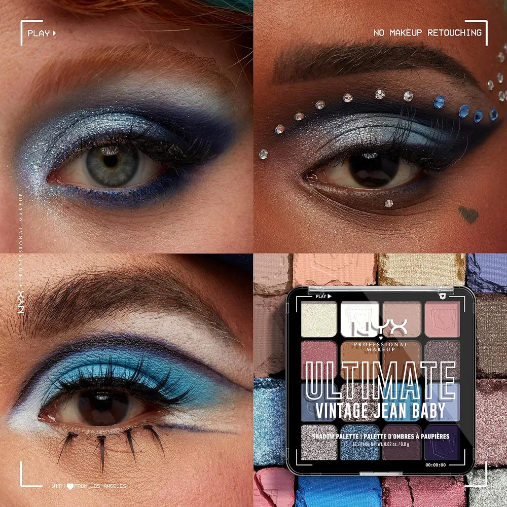 NYX Ultimate Shadow Paleta de Sombras | Vintage Jean Baby