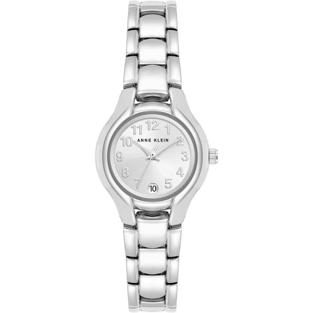 Anne Klein reloj femenino con indicador de fecha | 24 mm - Plateado