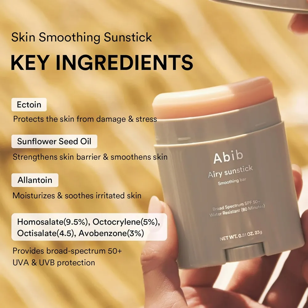 Barra de protección solar facial Abib de 0.81 oz / 23 g | Fairy