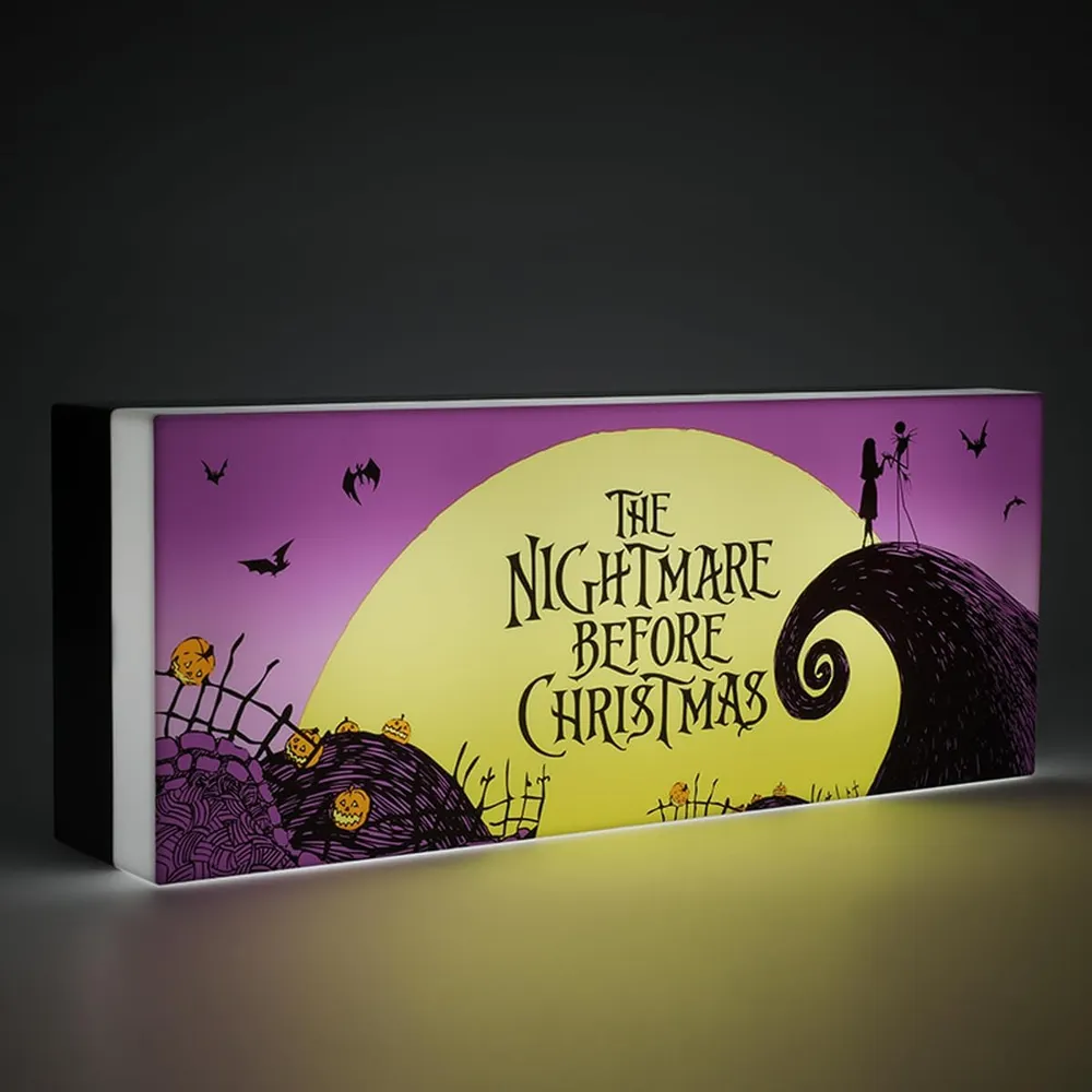 Paladone Pesadilla Antes de Navidad, luz logotipo Jack Skellington