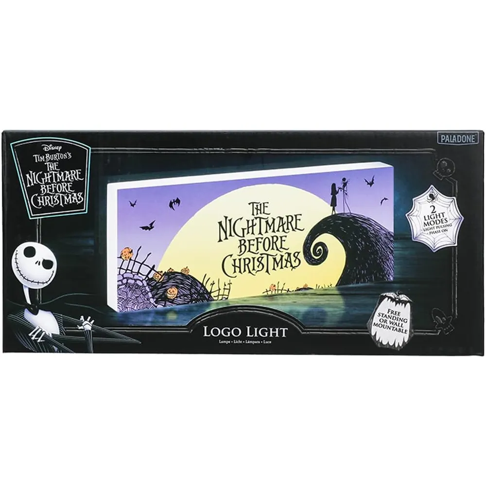 Paladone Pesadilla Antes de Navidad, luz logotipo Jack Skellington