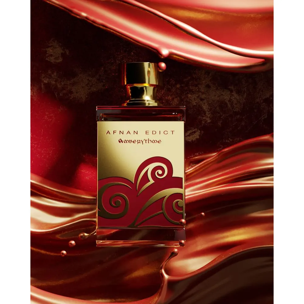 PERFUME AFNAN EDICT AMBERYTHME EDP UNISEX 2.7 OZ / 80 ML