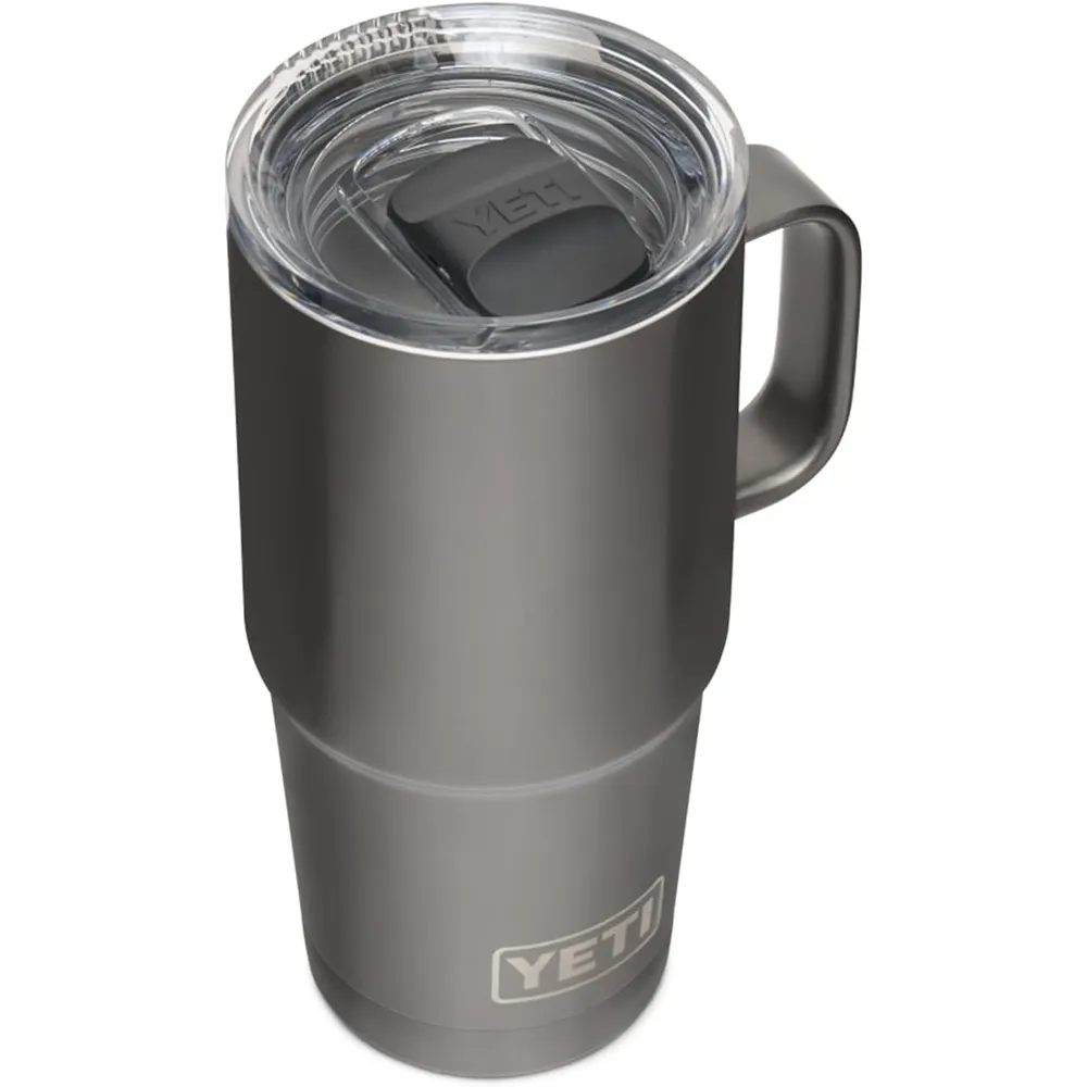 YETI Rambler Vaso de 20 oz de acero inoxidable y tapa Stronghold color gris oscuro