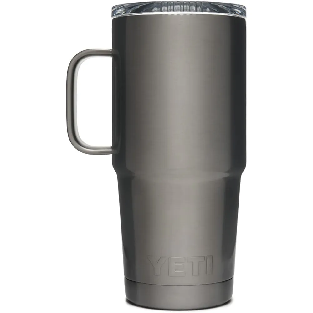 YETI Rambler Vaso de 20 oz de acero inoxidable y tapa Stronghold color gris oscuro