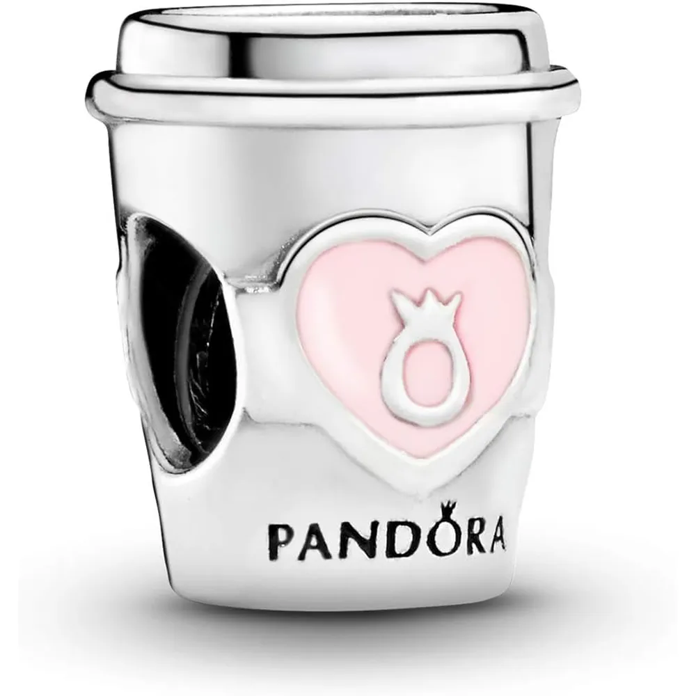 Pandora charm Take a Break Coffee Cup | Plata