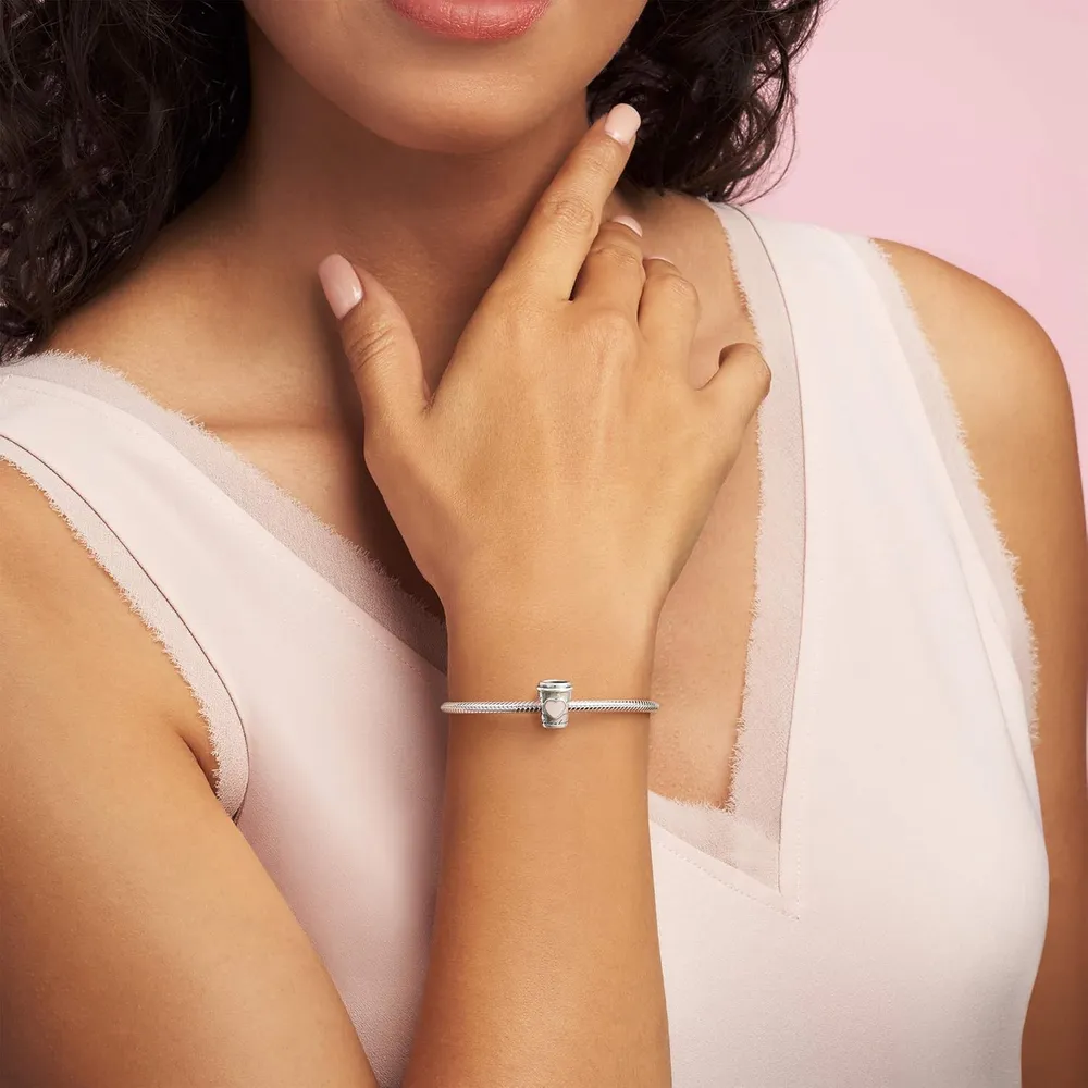 Pandora charm Take a Break Coffee Cup | Plata