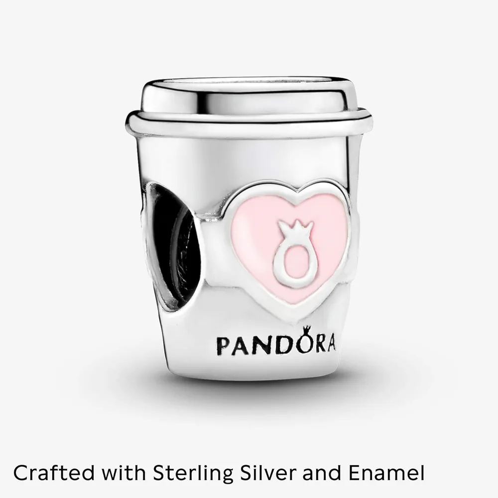 Pandora charm Take a Break Coffee Cup | Plata