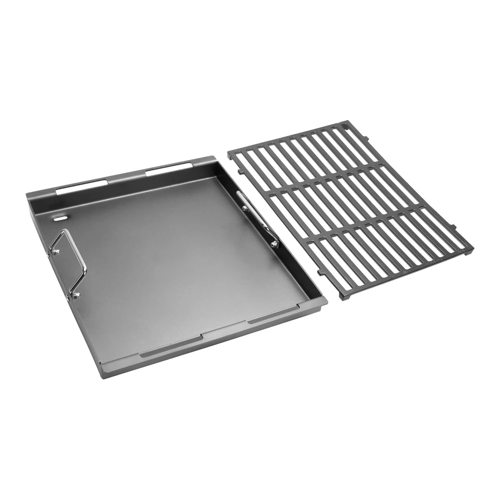 Plancha de Cocina y Rejilla para Parrilla Weber Genesis Ii Serie 300 - Plancha de Parrilla Plana para Weber Genesis Ii E-310 / 315 / 325 / 330 / 335 S-310 / 335 y Más - Reemplazo para La Plancha Weber 6788 de Tamaño Completo