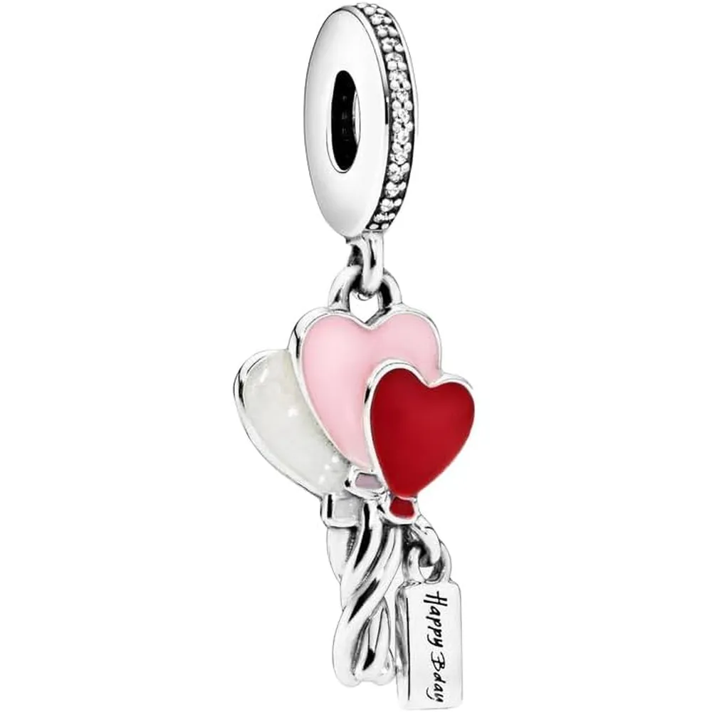 Pandora charm Happy Birthday | Plata / Esmalte