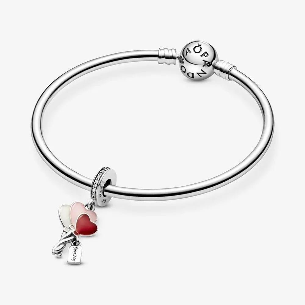 Pandora charm Happy Birthday | Plata / Esmalte