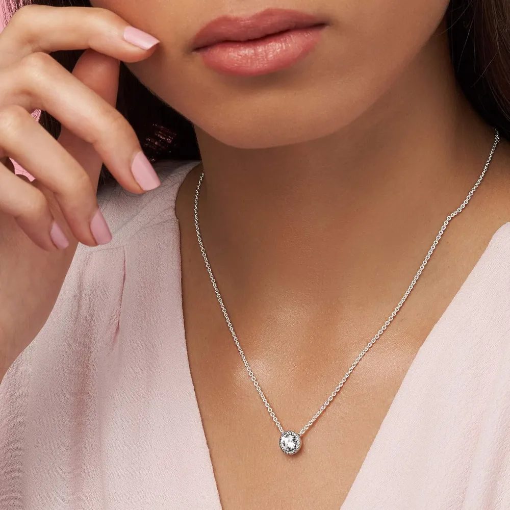 Pandora collar halo brillante 45 cm | Plata