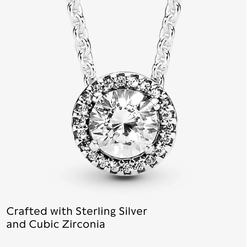Pandora collar halo brillante 45 cm | Plata