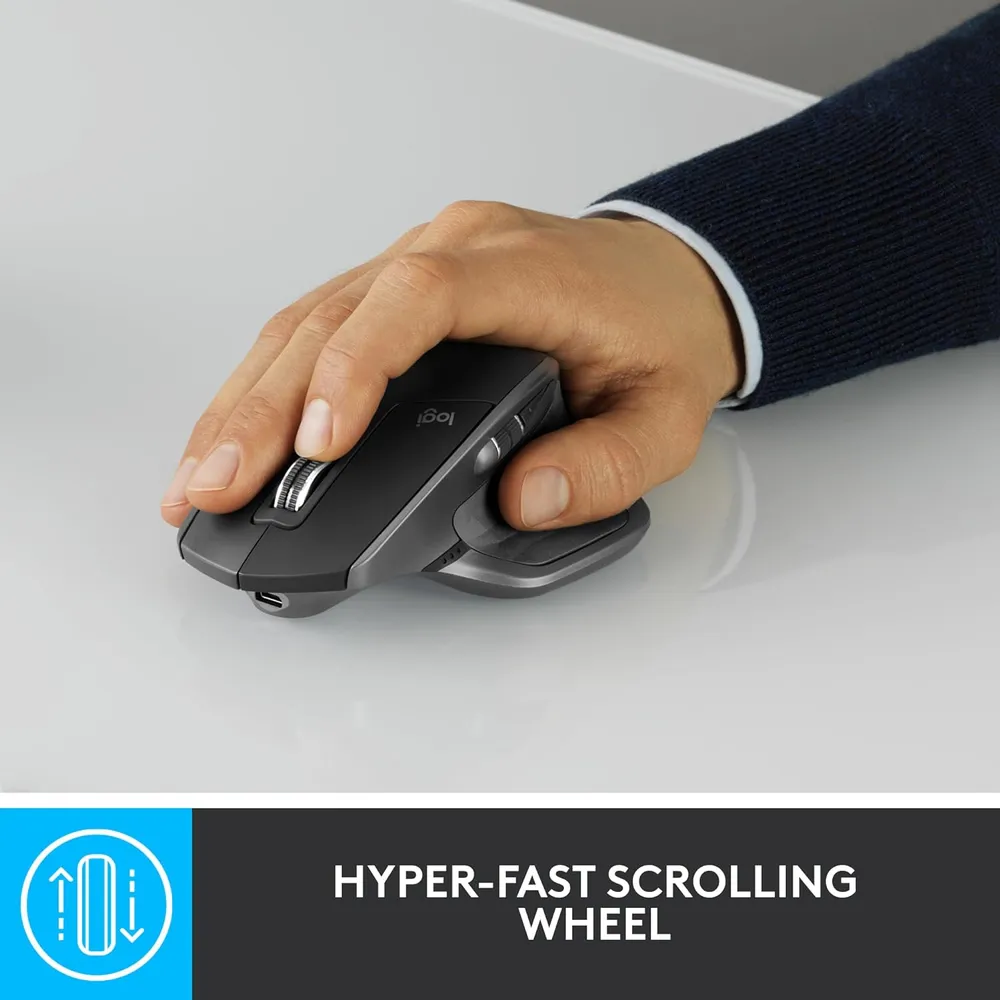 MOUSE INALÁMBRICO MX MASTER 2S LOGITECH | GRAFITO