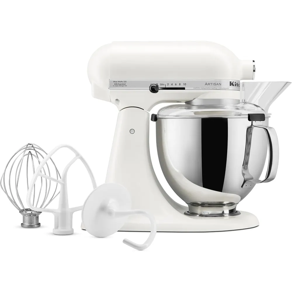 KITCHENAID, BATIDORA DE PIE ARTISAN SERIES 5 QT CABEZAL INCLINABLE | PORCELANA