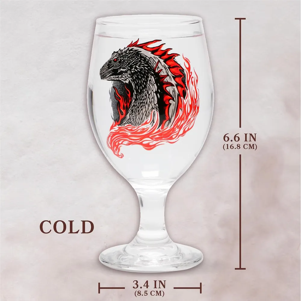 Paladone House of the Dragon, copa cristal cambia color