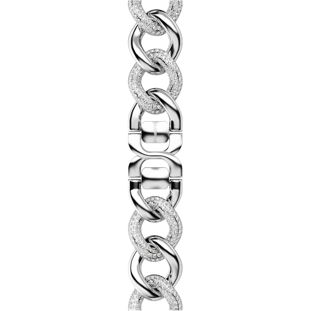 SWAROVSKI CORREA RELOJ CADENA SPARKLING CHAIN ACABADO PLATEADO PARA MUJER | PLATEADO