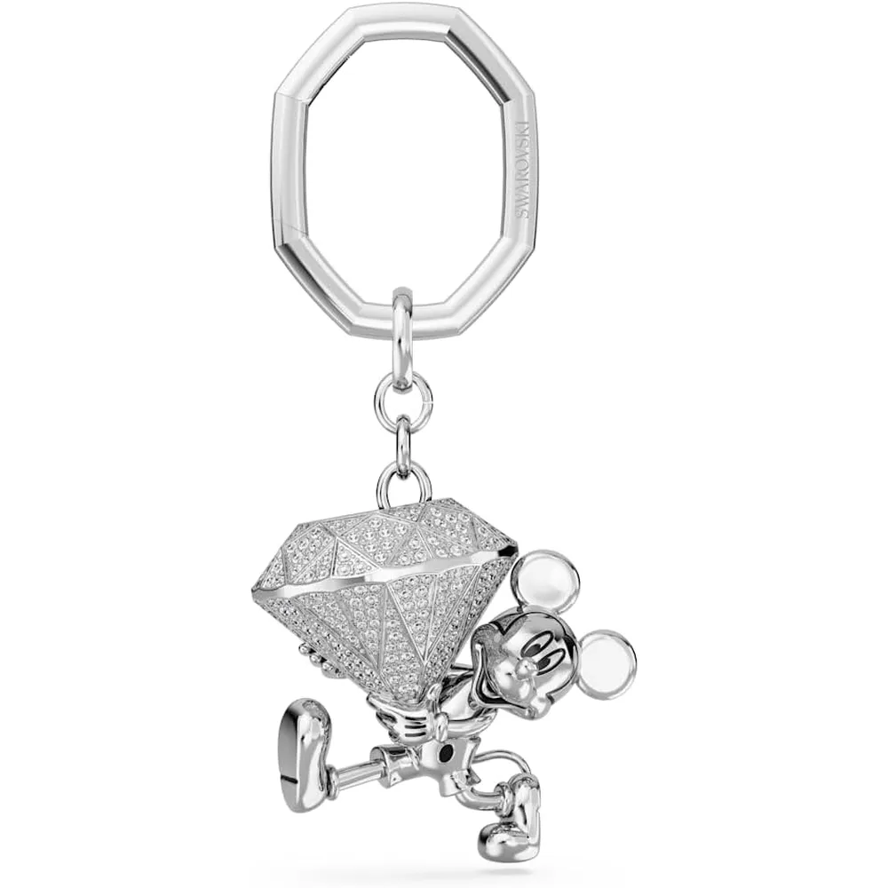 SWAROVSKI LLAVERO MICKEY DISNEY100 ACABADO RODIO | PLATEADO