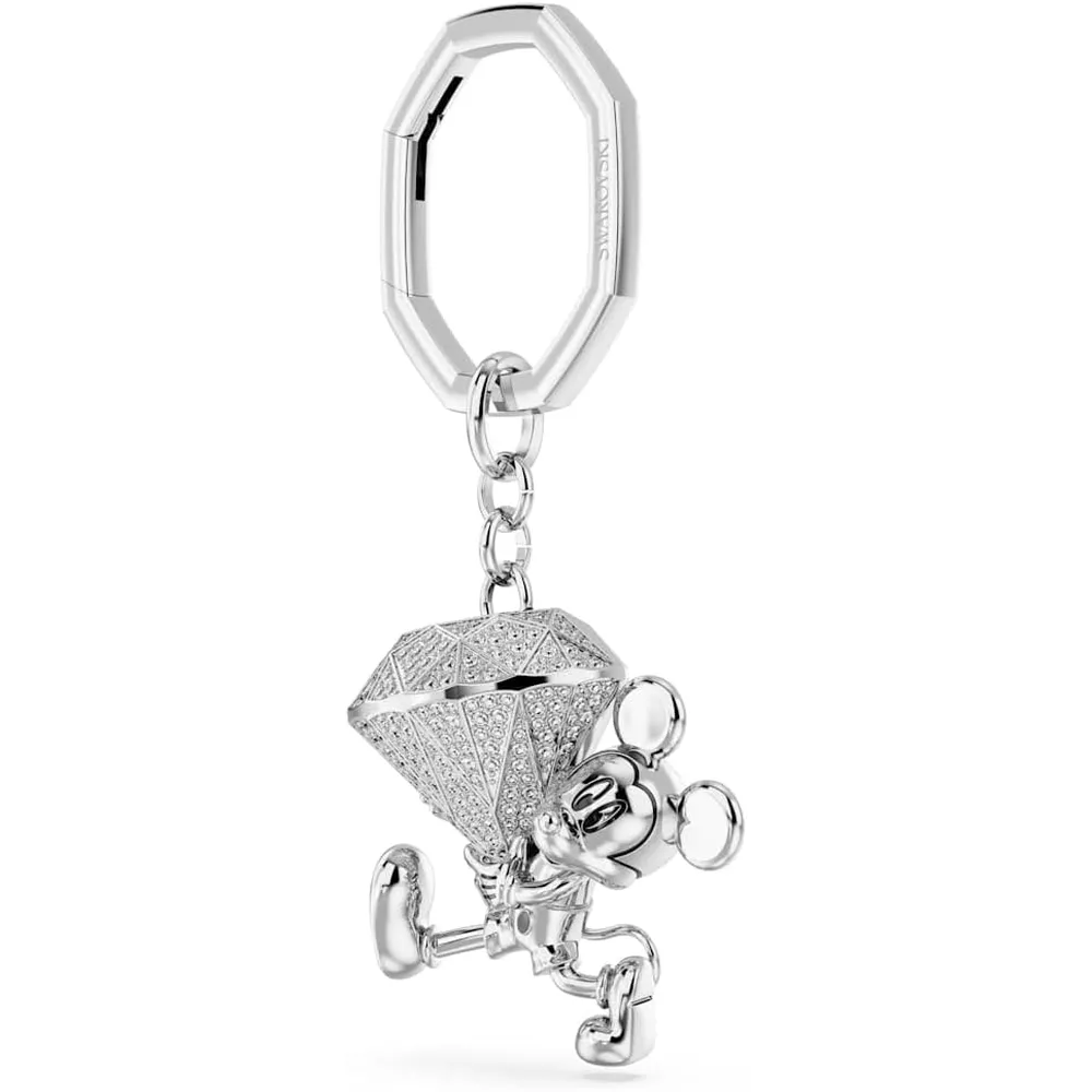 SWAROVSKI LLAVERO MICKEY DISNEY100 ACABADO RODIO | PLATEADO