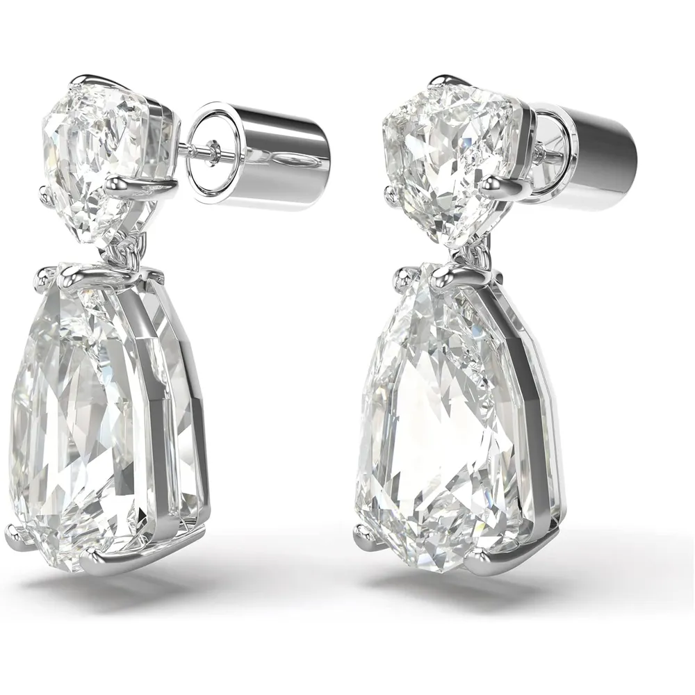 SWAROVSKI ARETES COLGANTES MIXTO MESMERA ACABADO RODIO PARA MUJER | PLATEADO
