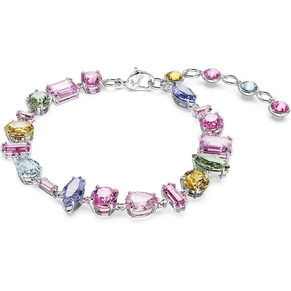 SWAROVSKI PULSERA MIXTO GEMA ACABADO RODIO PARA MUJER | MULTICOLOR
