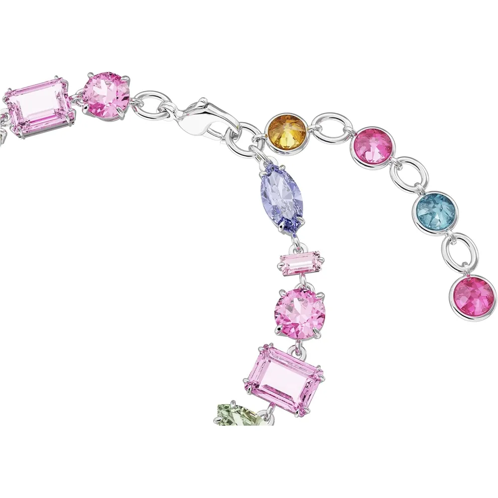 SWAROVSKI PULSERA MIXTO GEMA ACABADO RODIO PARA MUJER | MULTICOLOR