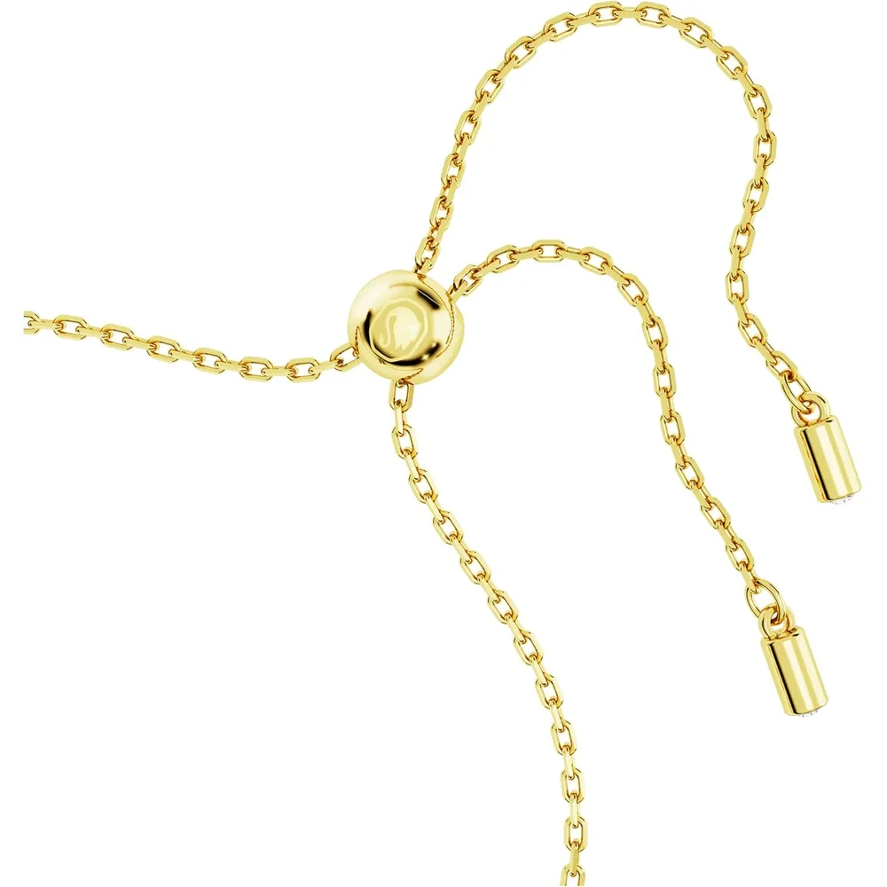 SWAROVSKI PULSERA TREBOL IDYLLIA ACABADO ORO PARA MUJER | VERDE/DORADO