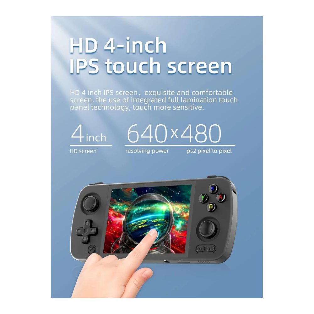 CONSOLA DE JUEGOS PORTÁTIL RETRO GAME PLAYER RG405M ANDROID 12 4" CON 3170 JUEGOS RETRO