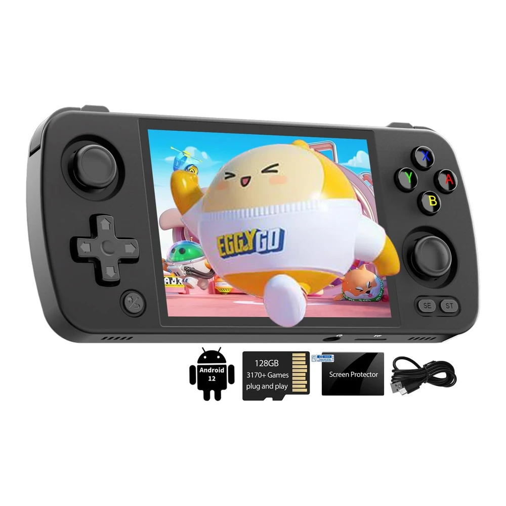 CONSOLA DE JUEGOS PORTÁTIL RETRO GAME PLAYER RG405M ANDROID 12 4" CON 3170 JUEGOS RETRO