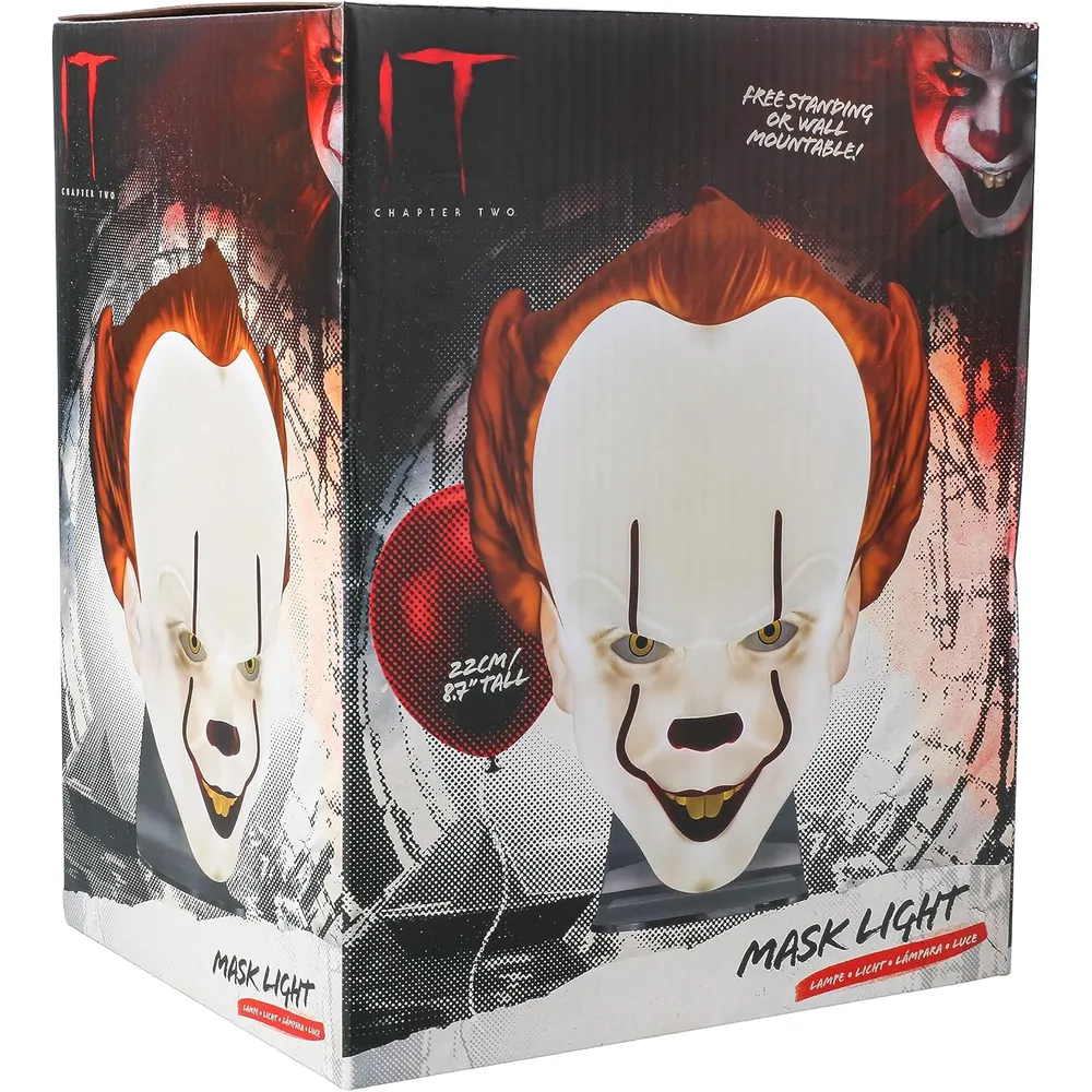Paladone Pennywise, máscara luminosa decorativa Halloween