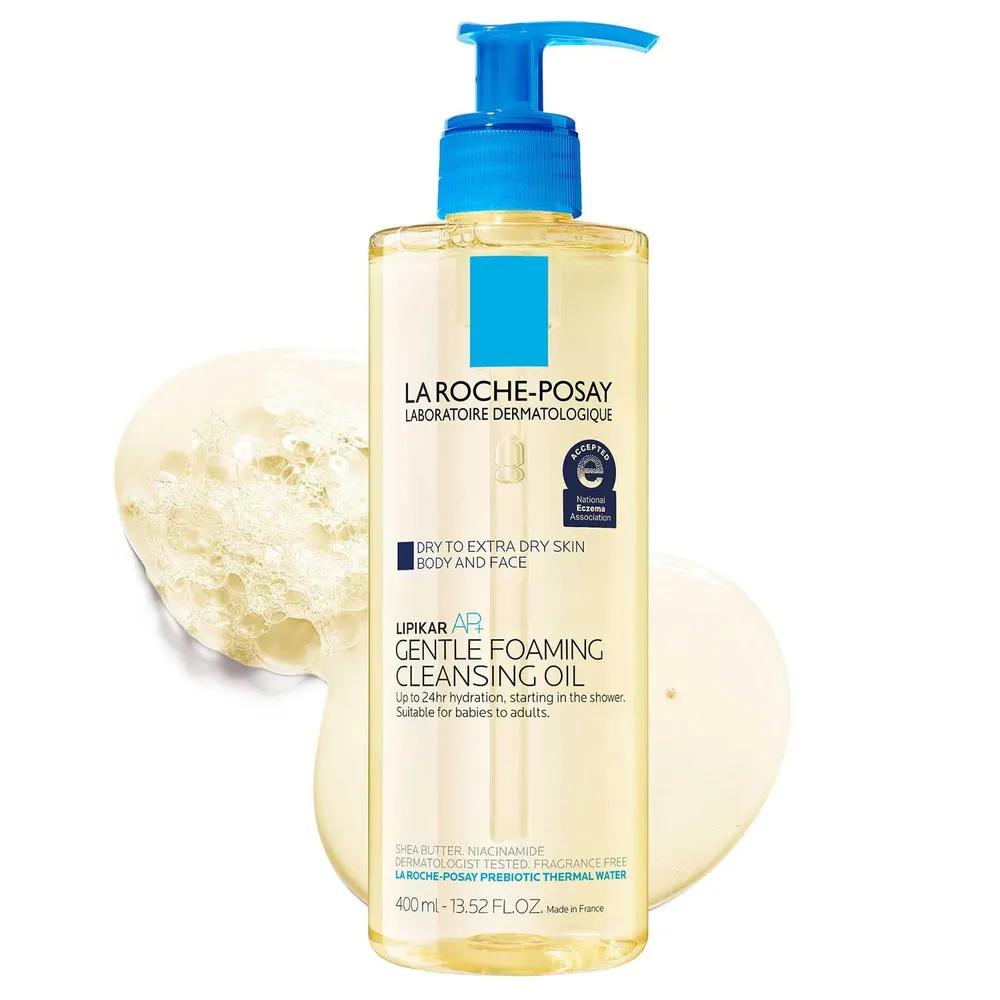 ACEITE LIMPIADOR ESPUMOSO HIDRATANTE LIPIKAR AP+ LA ROCHE-POSAY 13.5 OZ / 400 ML
