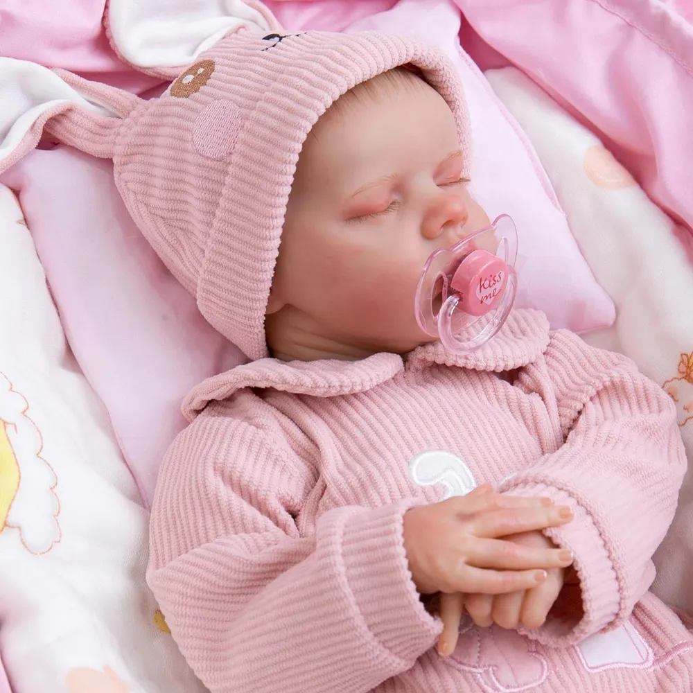 AORI muñeca bebé Realista niña 18"/46 cm con accesorios