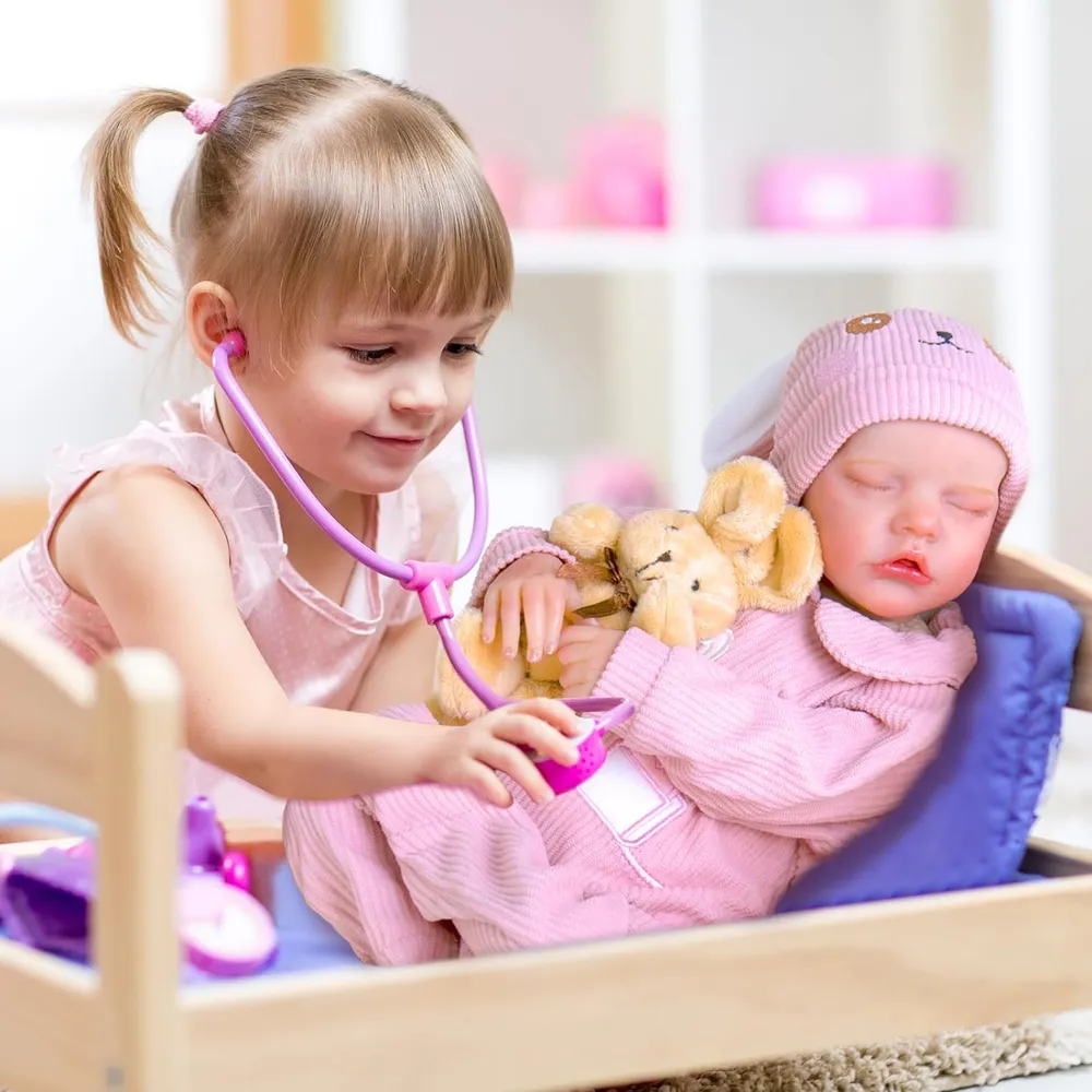 AORI muñeca bebé Realista niña 18"/46 cm con accesorios