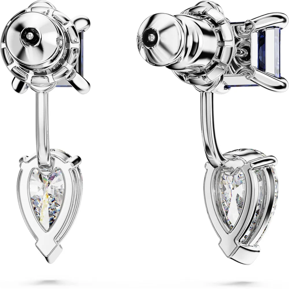 SWAROVSKI ARETES COLGANTES MIXTO MESMERA ACABADO RODIO PARA MUJER | PLATEADO/AZUL