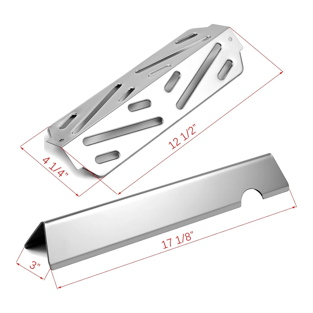 Piezas de Repuesto para Parrilla - Barras Aromatizantes - Deflector de Calor para Weber Genesis Ii Piezas de Parrilla Gs4Gbs 66032 66795 Barras de Sabor Weber Genesis Ii 300 Series Ii E-310 E310 Ii E-315 Ii E-335 Ii S-335 Ii Se-335 Ii Se-335