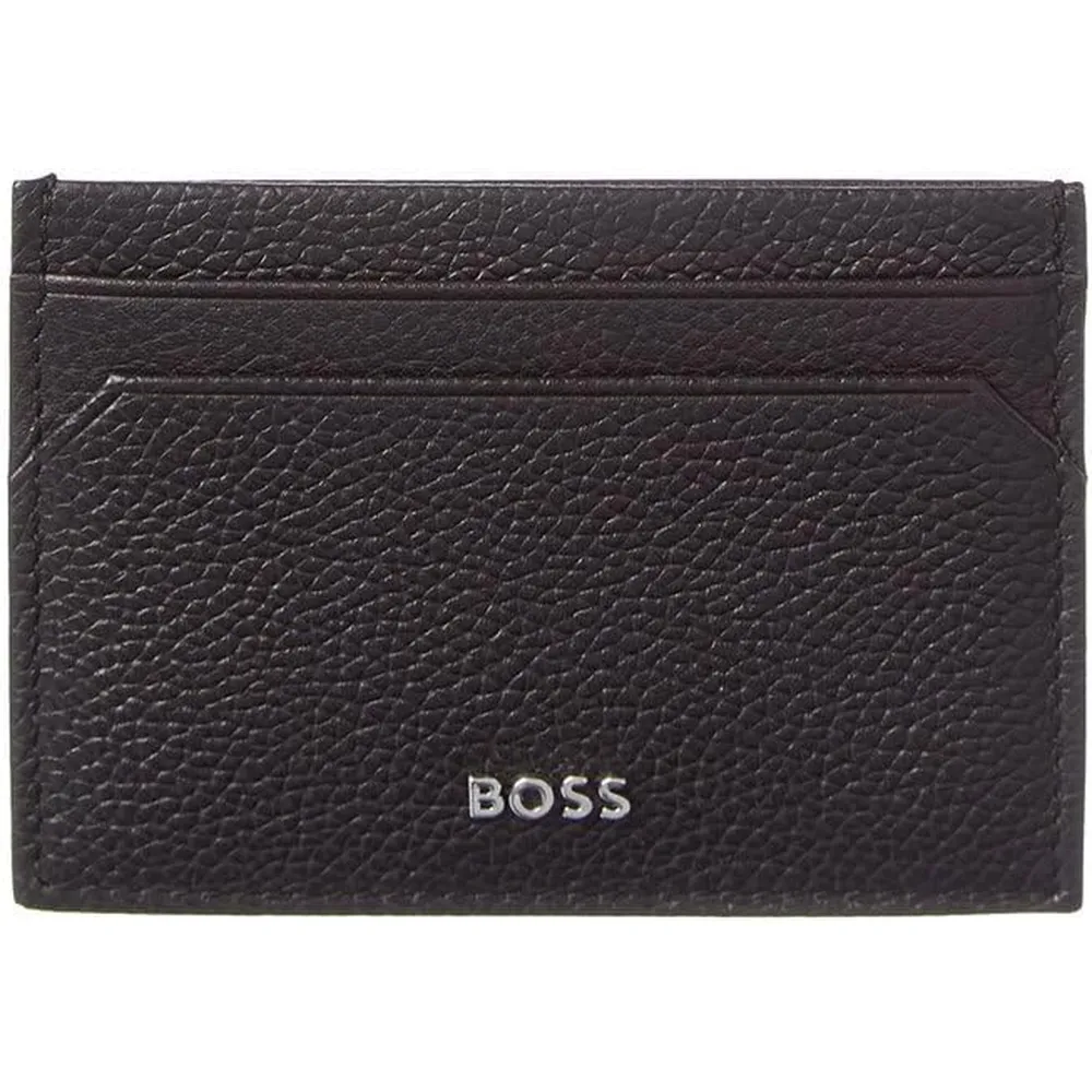 TARJETERO HUGO BOSS HIGHWAY 4 RANURAS NEGRA HOMBRE
