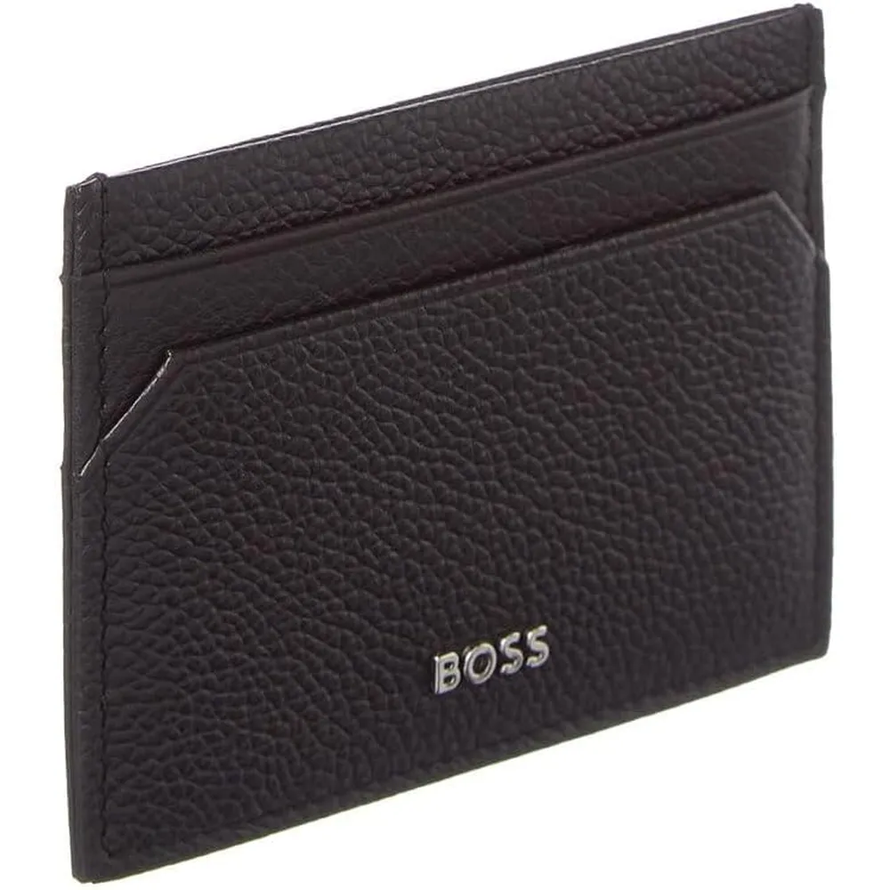 TARJETERO HUGO BOSS HIGHWAY 4 RANURAS NEGRA HOMBRE