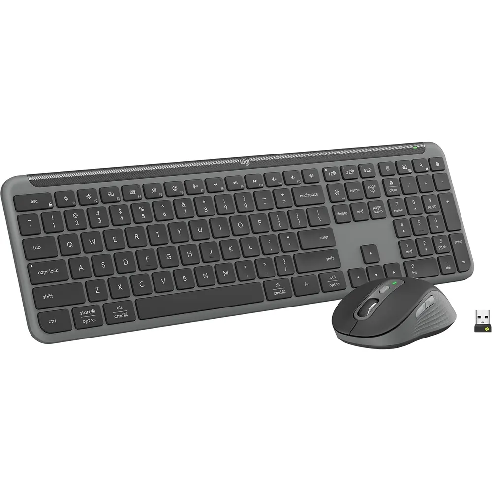 COMBO TECLADO Y MOUSE INALÁMBRICOS MK955 LOGITECH | GRAFITO