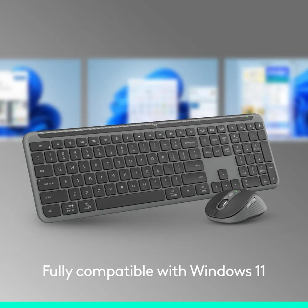 COMBO TECLADO Y MOUSE INALÁMBRICOS MK955 LOGITECH | GRAFITO