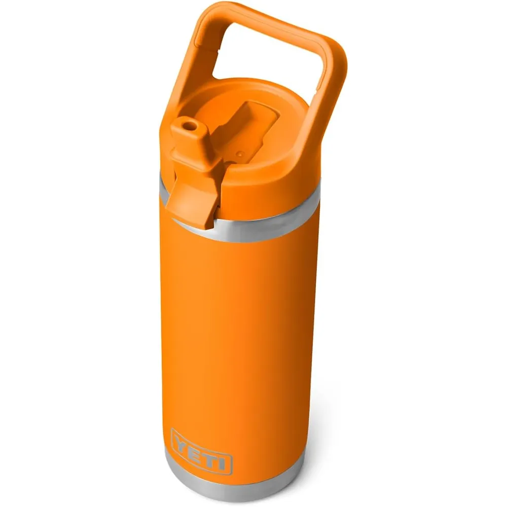 YETI Botella Rambler con Tapa de Cañita de 18 oz | Naranja
