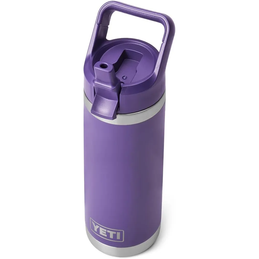 YETI Botella Rambler con Tapa de Cañita de 18 oz | Morado