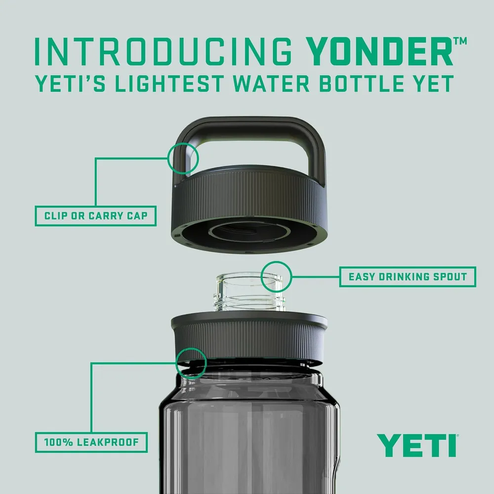 YETI Botella Yonder con Tapa Chung de 20 oz | Gris