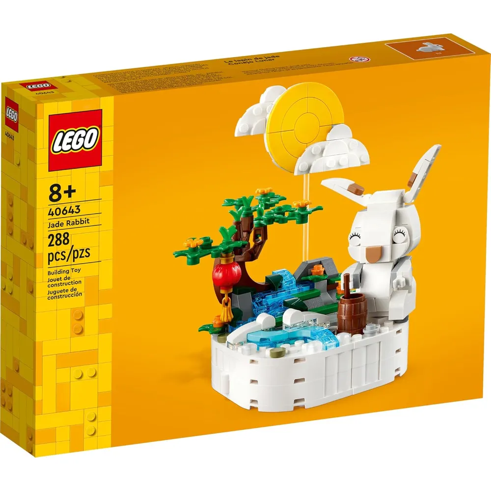 Lego Conejo de jade, set de construcción divertido para niños y exhibición