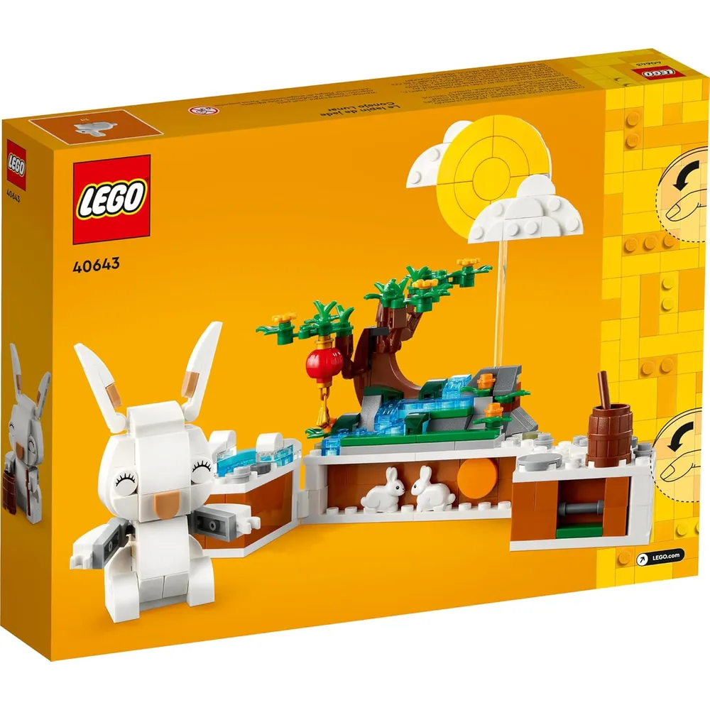 Lego Conejo de jade, set de construcción divertido para niños y exhibición