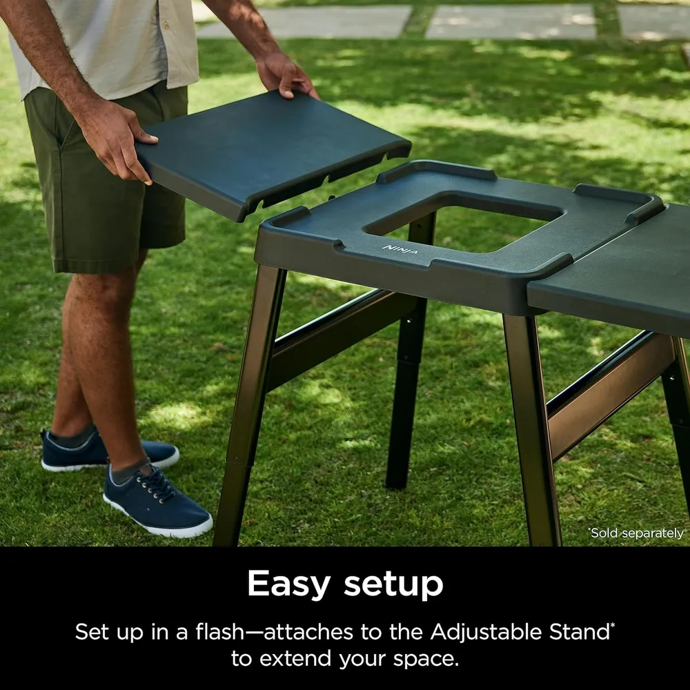 NINJA MESA AUXILIAR WOODFIRE XSKUSSDTBL | NEGRO