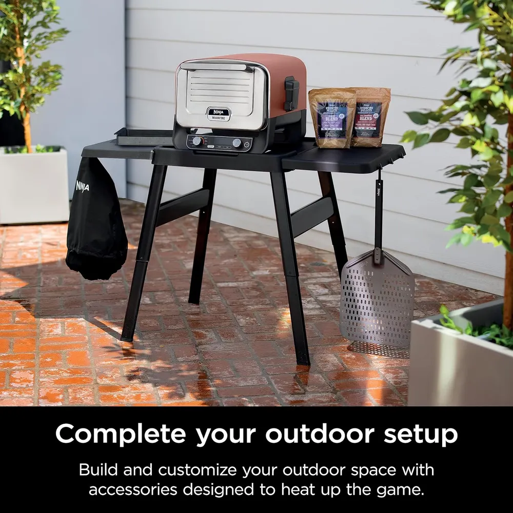 NINJA MESA AUXILIAR WOODFIRE XSKUSSDTBL | NEGRO